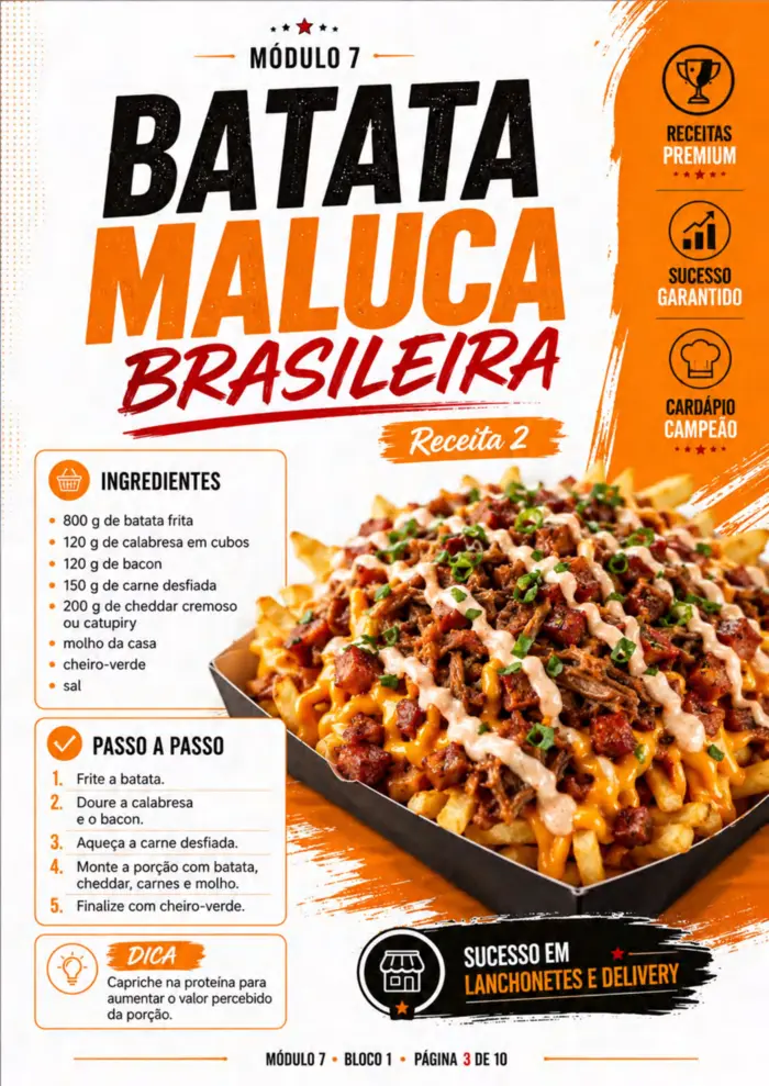 Batatas fritas mais lucrativas